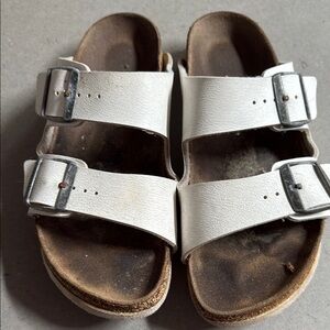 Birkenstock White Sandals